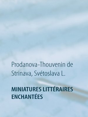 cover image of Miniatures littéraires enchantées